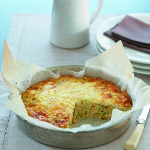 Ham and vegetable frittata