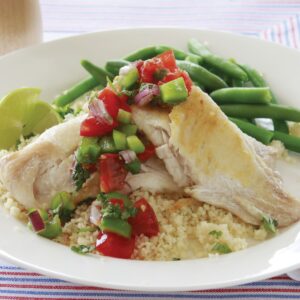 Jake’s fish and zingy salsa
