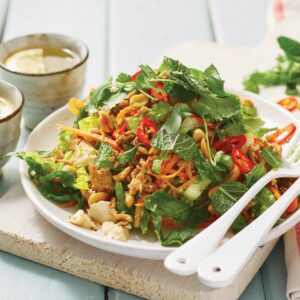 Pork and tofu laab
